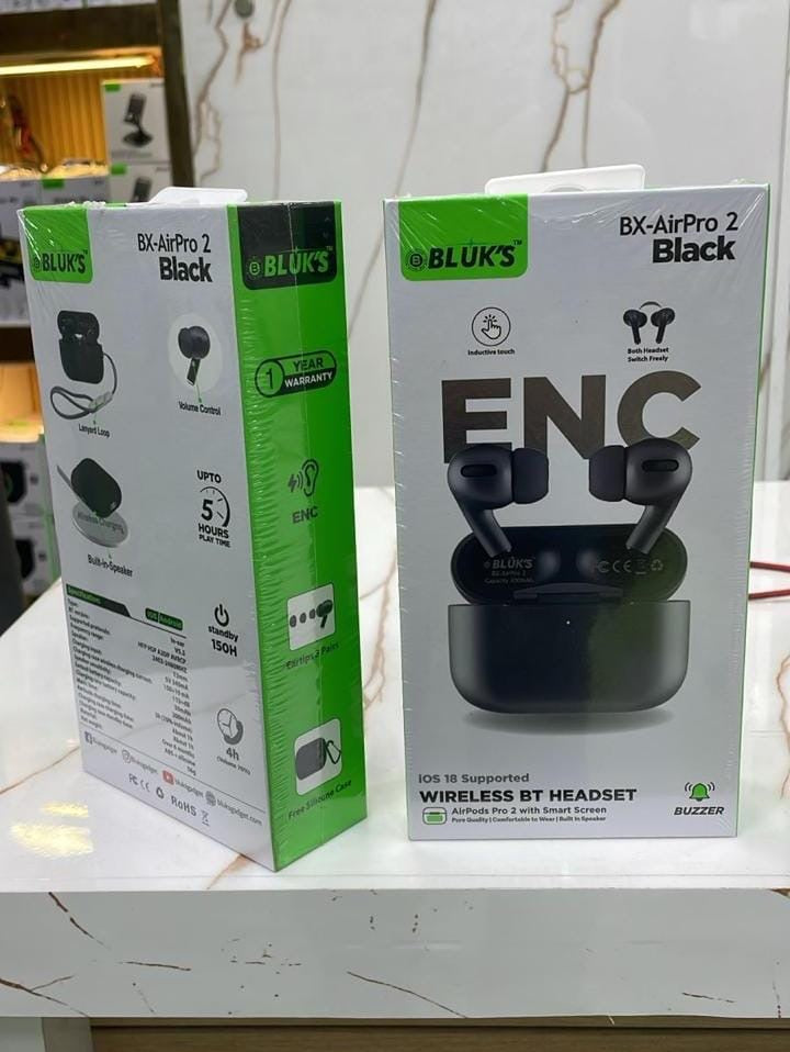 BX-AirPPro2 BLACK ENC (1 YEAR WARRANTY)