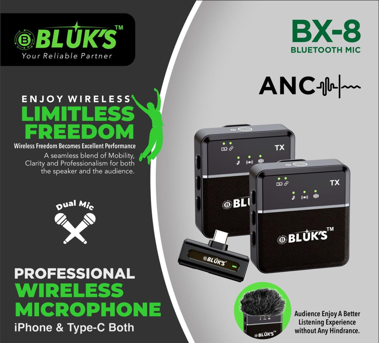 MIC BX-8 (1 YEAR WARRANTY)