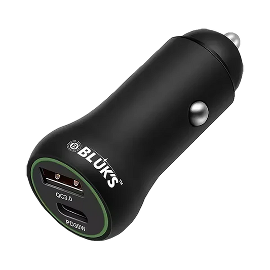 BX-651 Dual Fast Car Charge Metal 48W