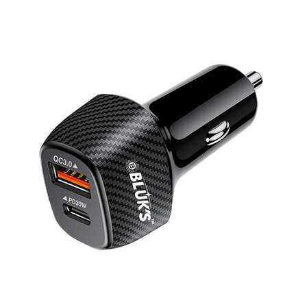 BX-652 Dual Fast Car Charge Metal 48W