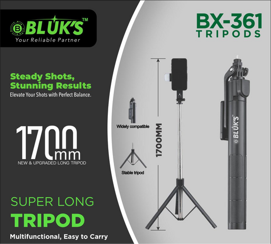 TRIPODS BX-361 (1 YEAR WARRANTY)