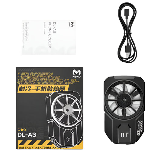 DL A3 Cooling Fan with Temperature Display, Smart Cooling for Peak Performance