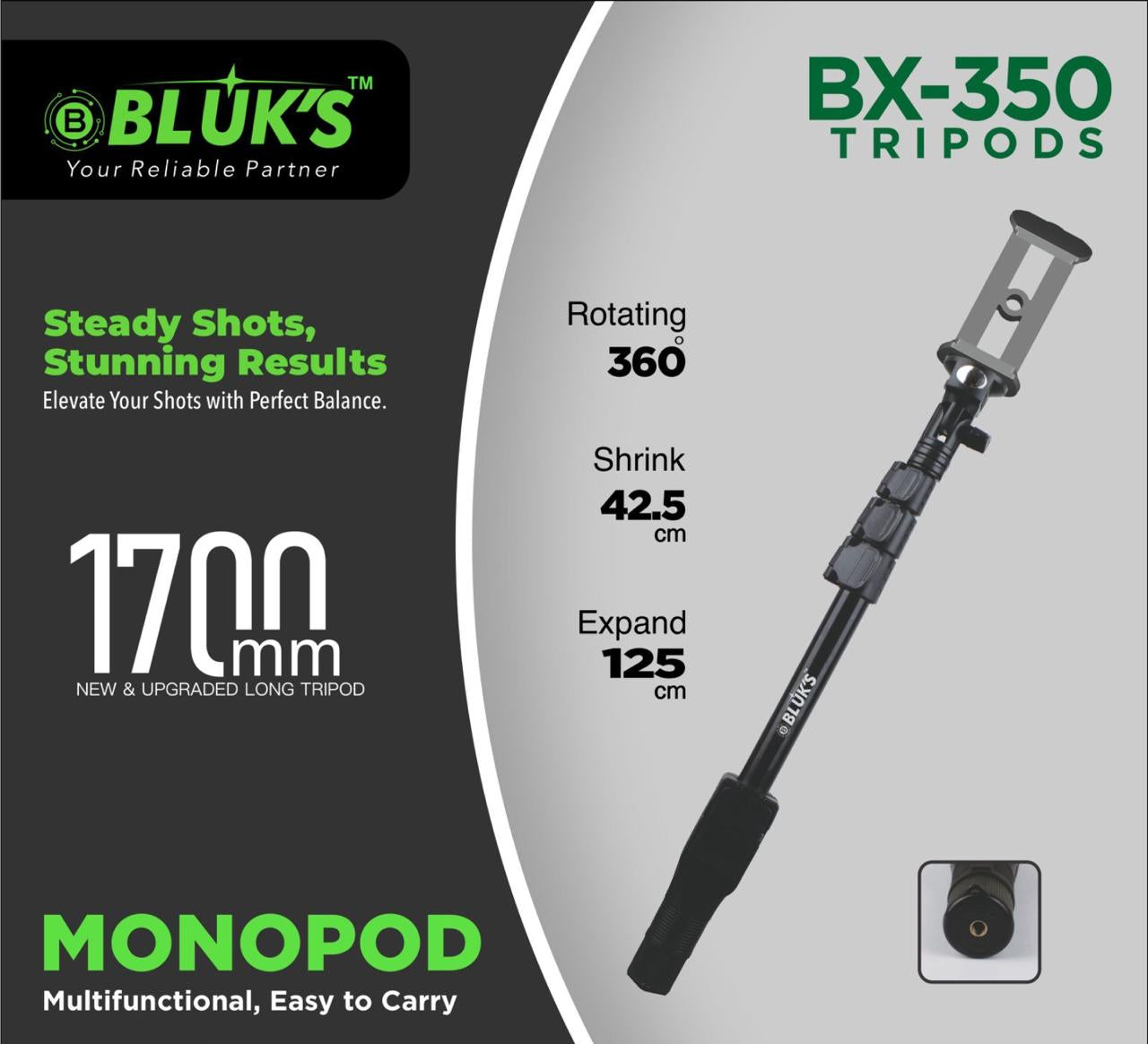 TRIPODS BX-350 (1 YEAR WARRANTY)