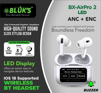 LED PRO 2 WITH ENC/ANC  (1 YEAR WARRANTY)