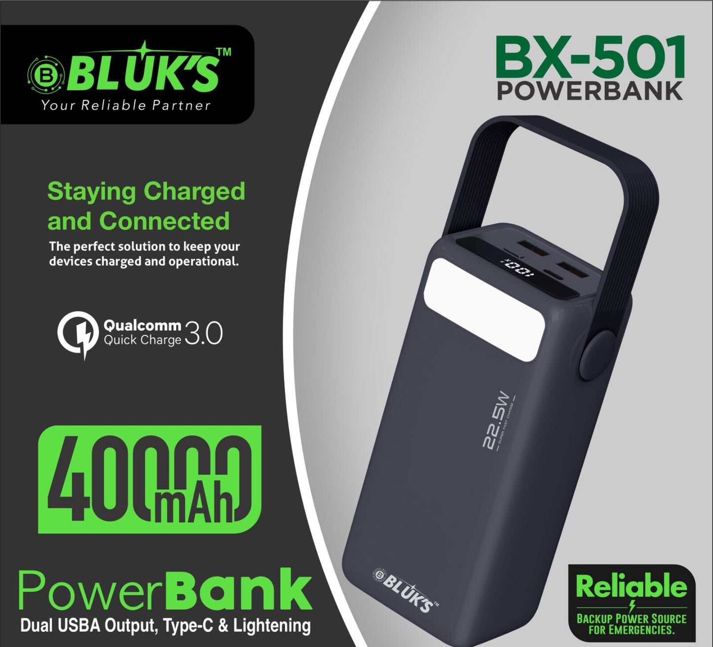 BX-501 PowerBank 40000(mAh)
